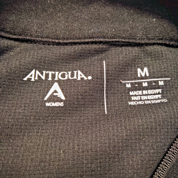 Pittsburgh Penguins Jacket Women Medium Black Full Zipper Antigua NHL Ice Hockey - Picture 3 of 10